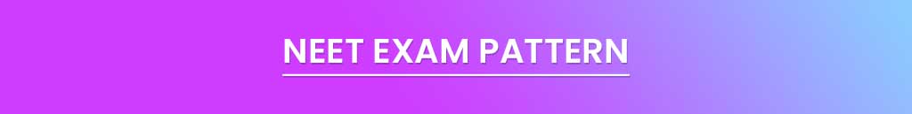 NEEt Exam Pattern