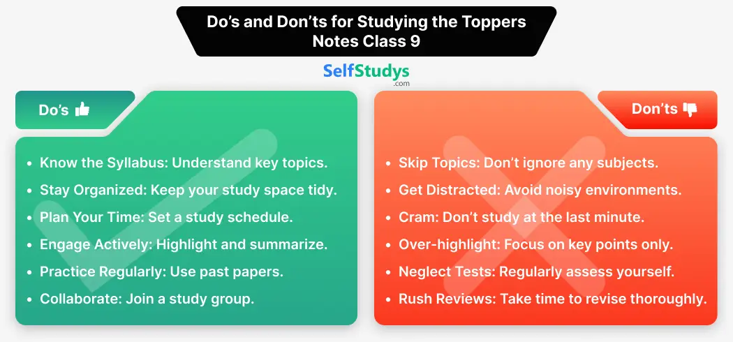 topper notes class 9 cbse