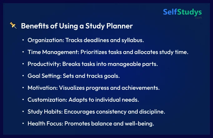 Study Planner PDF Free Download