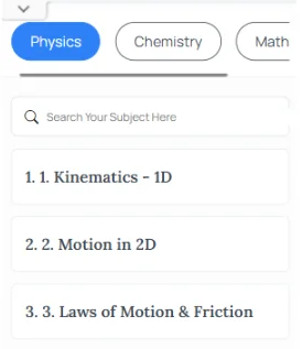 Physics JEE formula sheet​
