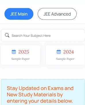 jee main sample paper 2024​