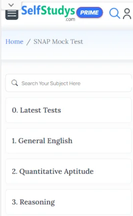 SNAP mock test online