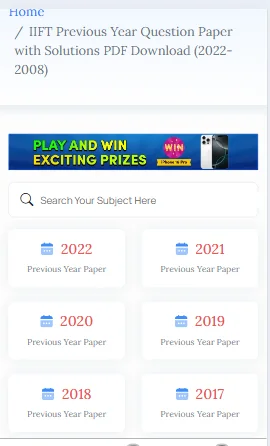 IIFT 2015 question papers with solutions PDF free download