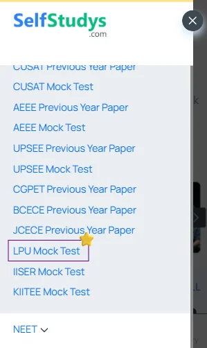 LPUNEST mock test online​