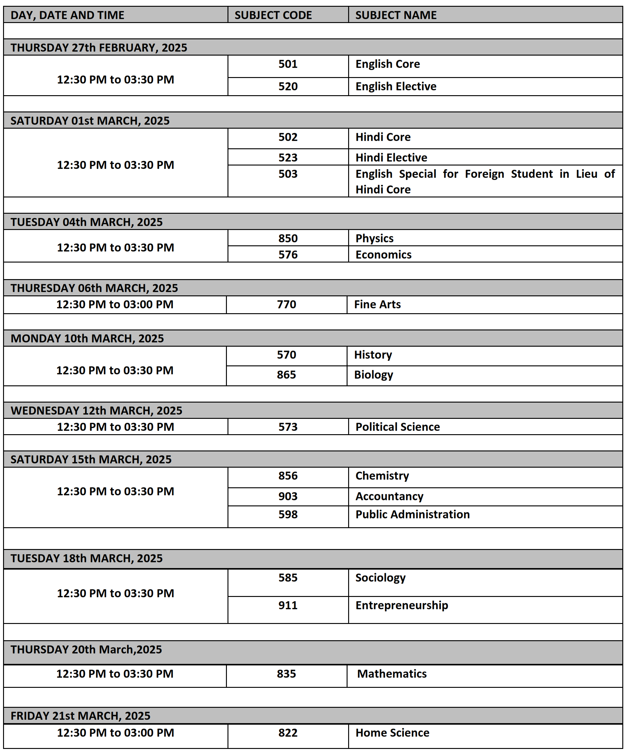 HBSE Date Sheet 2026 Class 12, Official HBSE 12th Date Sheet 2026 PDF, HBSE 12th Date Sheet 2026 for Supplement, HBSE Class 12 Date Sheet 2026, 12 Class Date Sheet 2026 HBSE, 12th Date Sheet 2026 HBSE, Download the HBSE Date Sheet 2026 Class 12