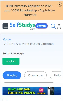 assertion and reason questions Chemistry for NEET PDF