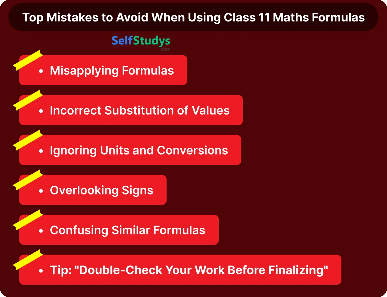 CBSE class 11 Maths formulas PD