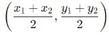 Midpoint Formula