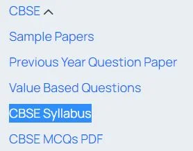 CBSE Syllabus