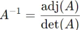 Adjoint and Inverse 