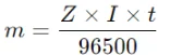 Electrolysis (Faraday’s Law)