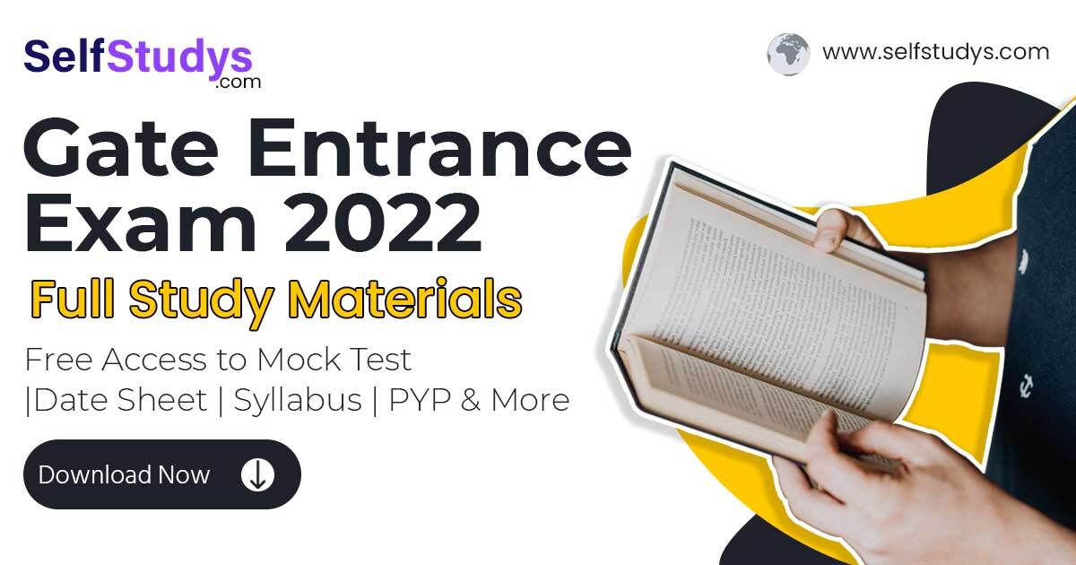 Gate Entrance Exam Study Materials (ME,EE, ECE, CE, CSE)