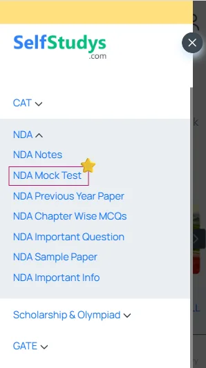 NDA Maths online mock test