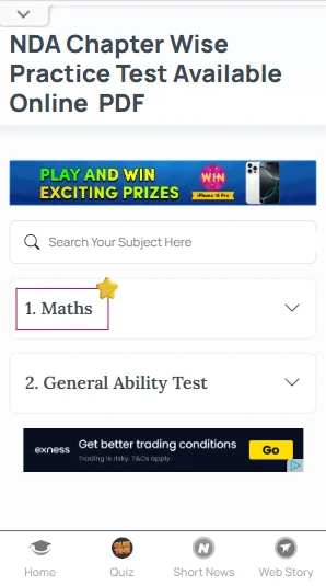 Simplification & Approximation practice test online for NDA exam