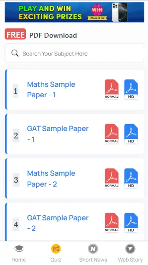 GAT Sample Paper Set - 2 for NDA exam