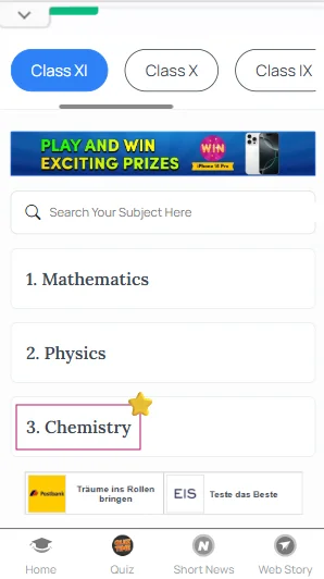 all formulas of Chemistry class 11