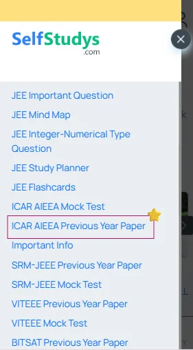 previous year question paper of ICAR AIEEA UG