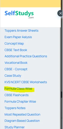 Acids, Bases, and Salts formulas sheet for class 8 PDF