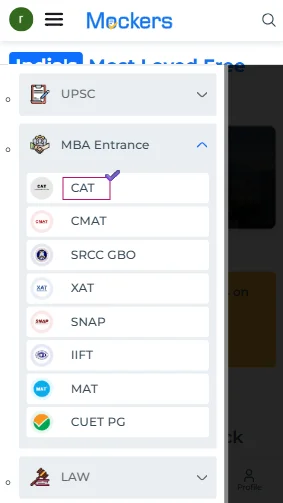 CAT mock test series​