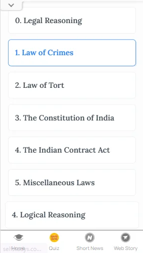 CLAT Legal Reasoning notes PDF download