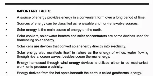 Source of Energy