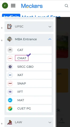 CMAT free online mock test