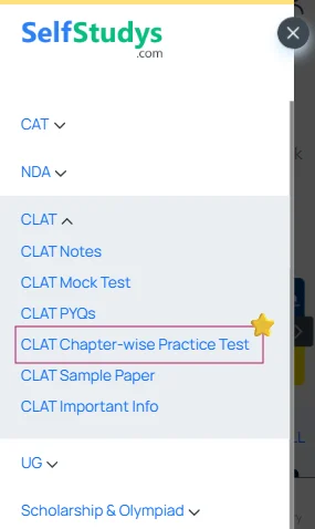 CLAT chapter-wise practice test