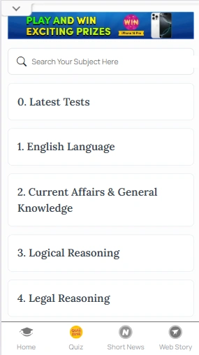 CLAT free online mock test​