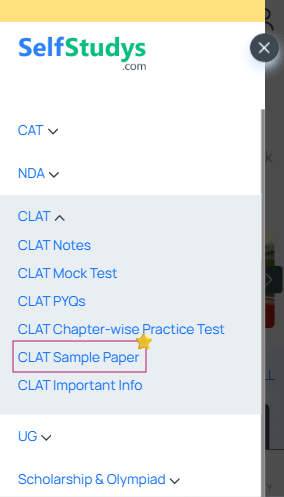 CLAT 2025 sample paper with answer key PDF