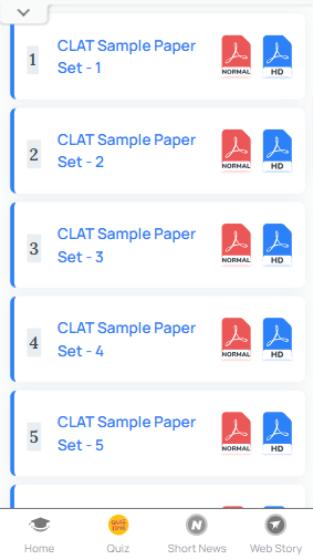 CLAT 2025 sample paper​