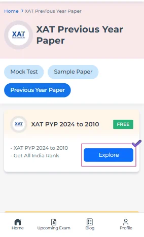 XAT previous year papers​