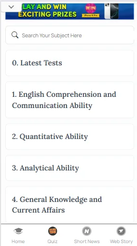 NIFT online mock test​