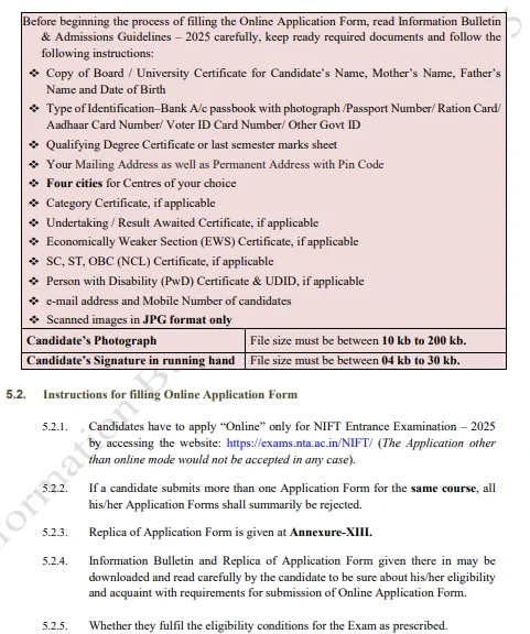 NIFT mock test 2026