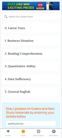 TANCET mock test​