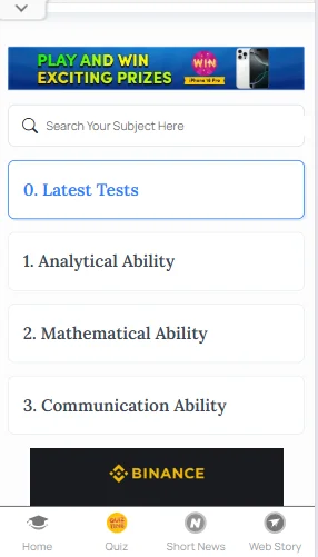 mock test for AP ICET