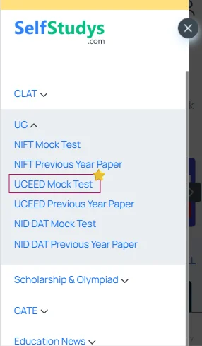 free UCEED mock test​