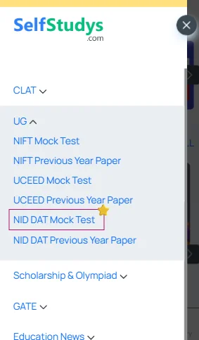 free NID DAT mock test​