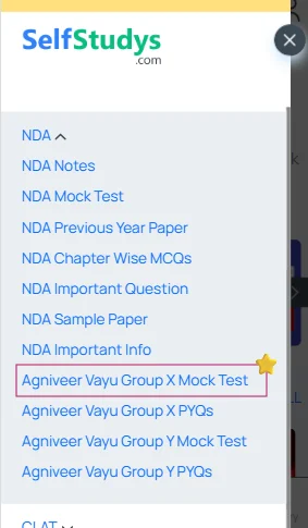 Agniveer Vayu Group X mock test