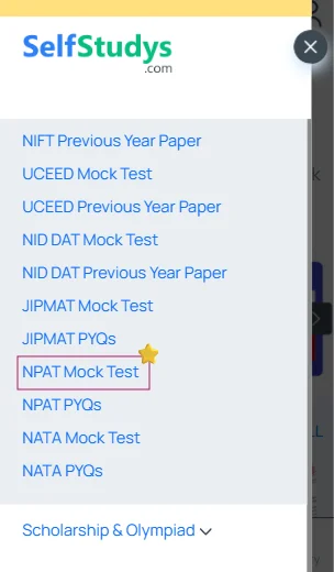NMIMS NPAT mock test