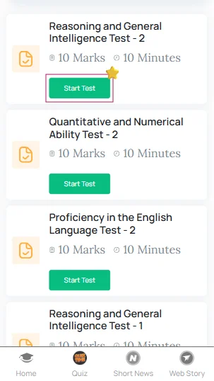 NPAT mock test online free​