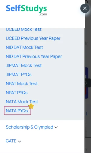 NATA previous year question papers with solutions PDF free download​