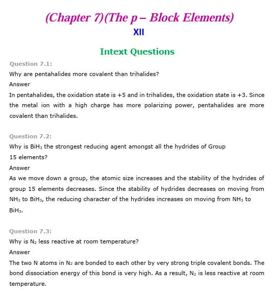 Chapter 6 General Principles and Processes of Isolation of Elements