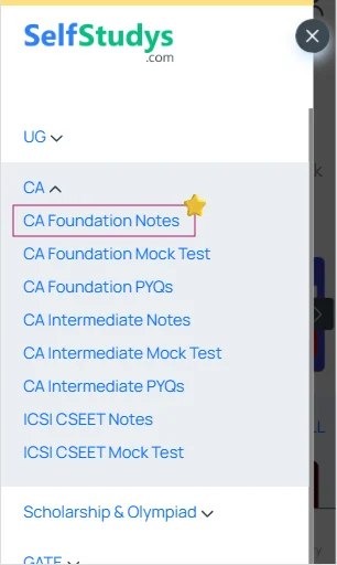 CA Foundation notes PDF