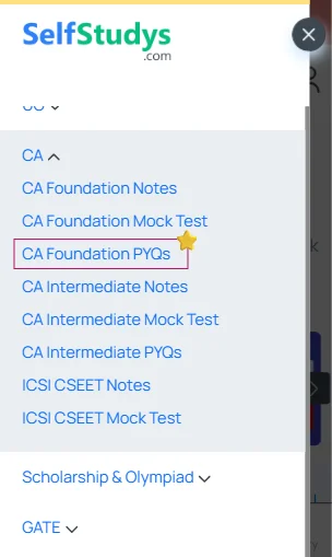 previous year CA Foundation question paper