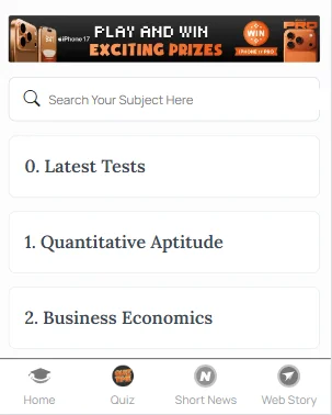 mock test for CA Foundation