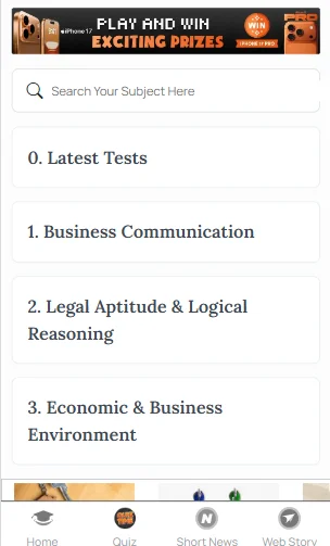 mock test for ICSI CSEET ​