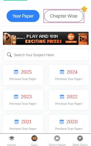 WBJEE PYQs chapter wise​