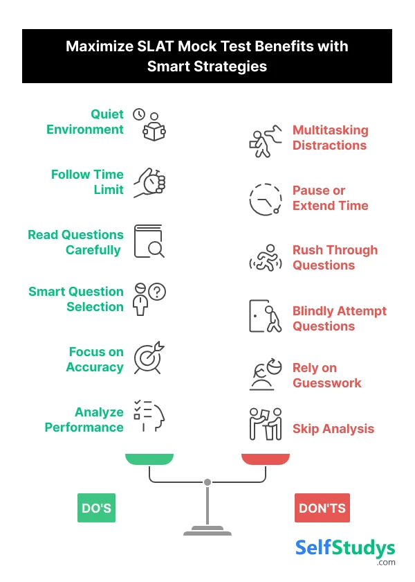 Maximize SLAT Mock Test Benefits with smart strategies