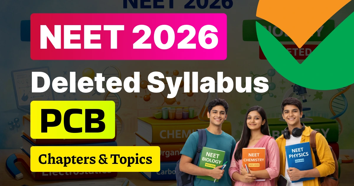 NEET Deleted Syllabus 2026