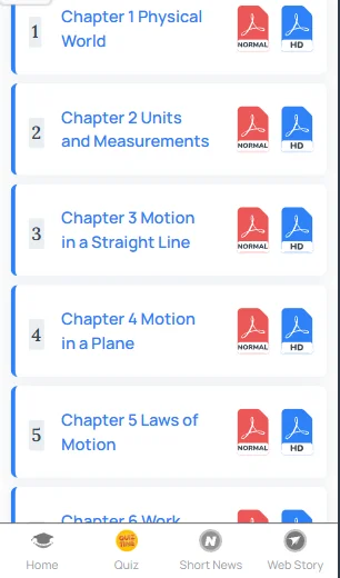 NCERT solutions for Class 11 Physics